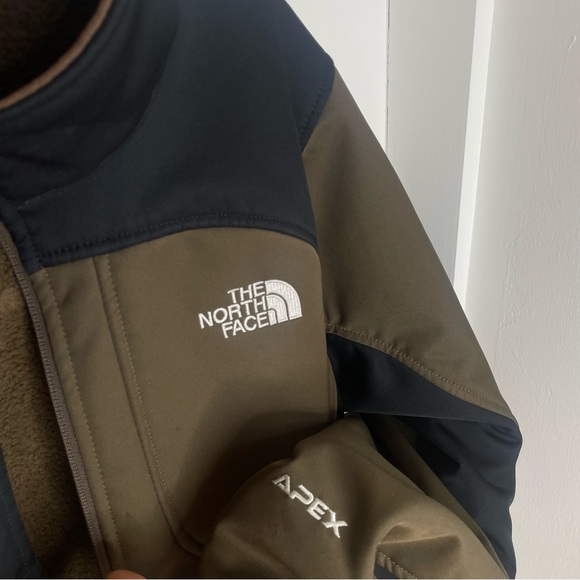 The North Face Apex Brown and Black Jacket Men’s Small - Picture 2 of 9
